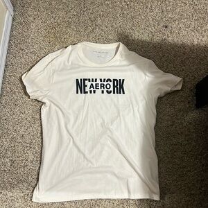 Large tan New York Aeropostale t shirt